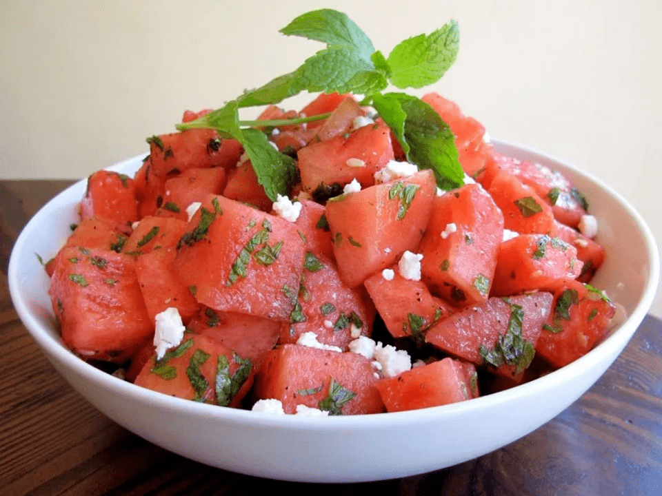 görögdinnye saláta a fogyásért